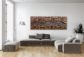 40 verblüffende Ideen für Wanddeko aus Holz