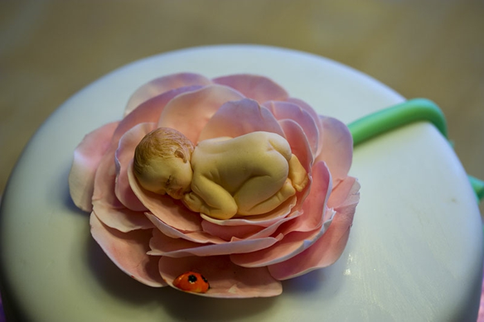 baby-torte-eine-wunderschöne-rose
