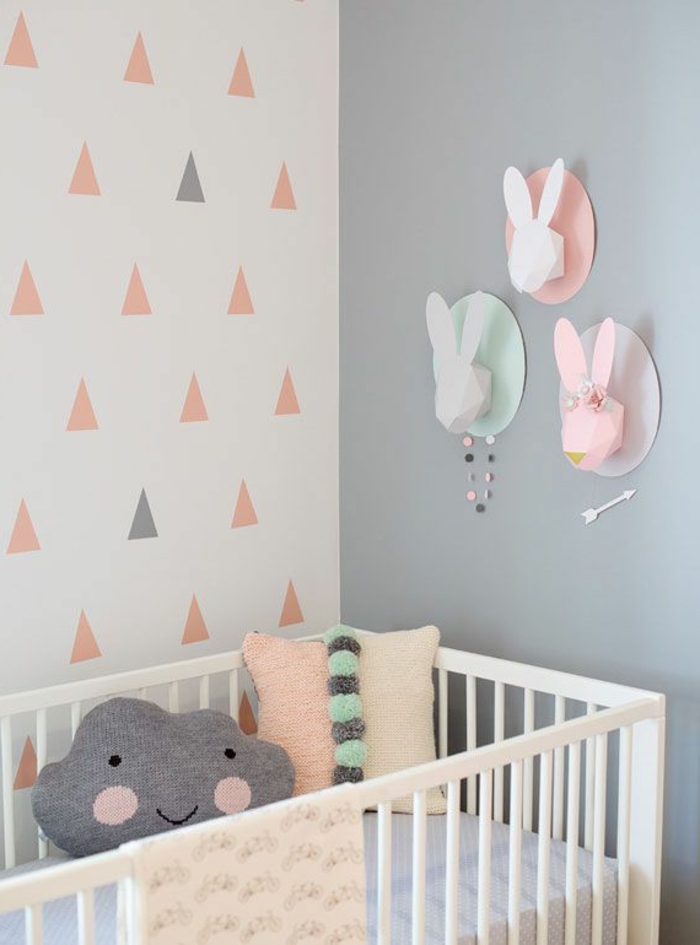 babyzimmer-design-schlichte-farbschemen-weißes-babybett