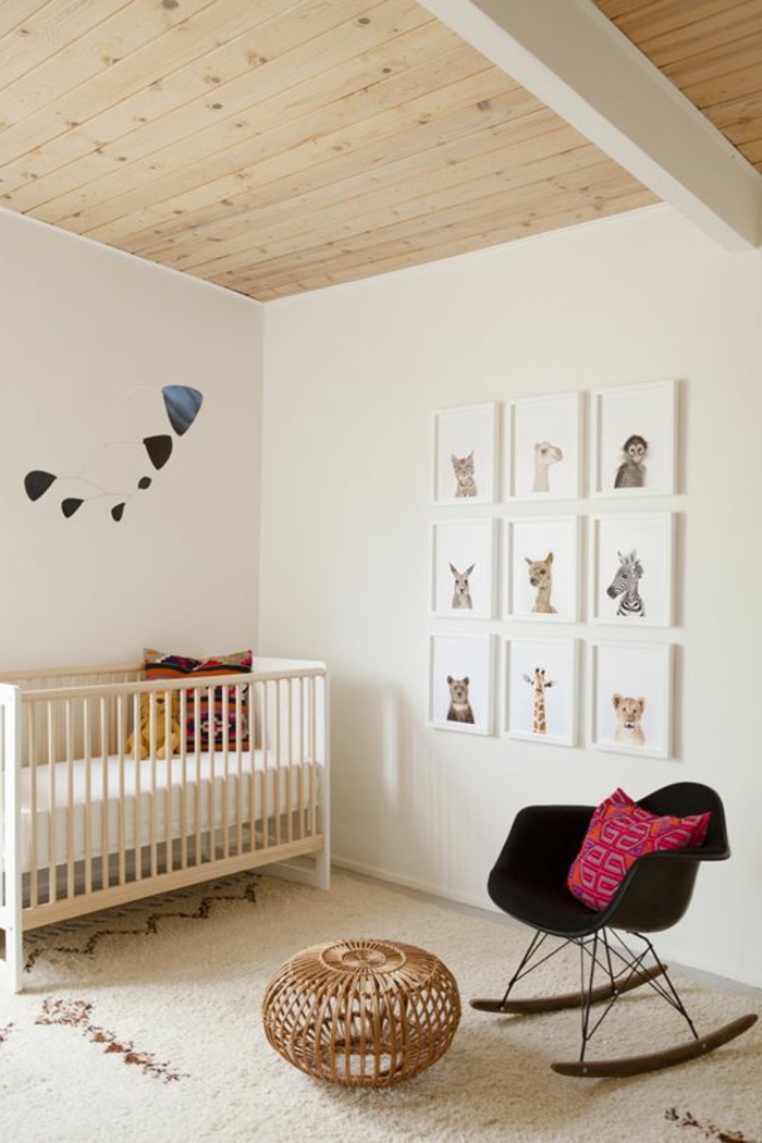babyzimmer-design-viele-bilder-an-der-wand