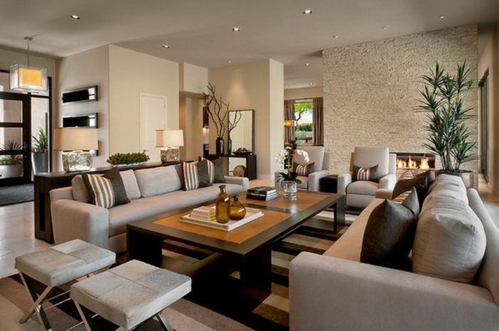 luxus-wohnzimmer-attraktive-gestaltung-möbel-in-taupe-farbe