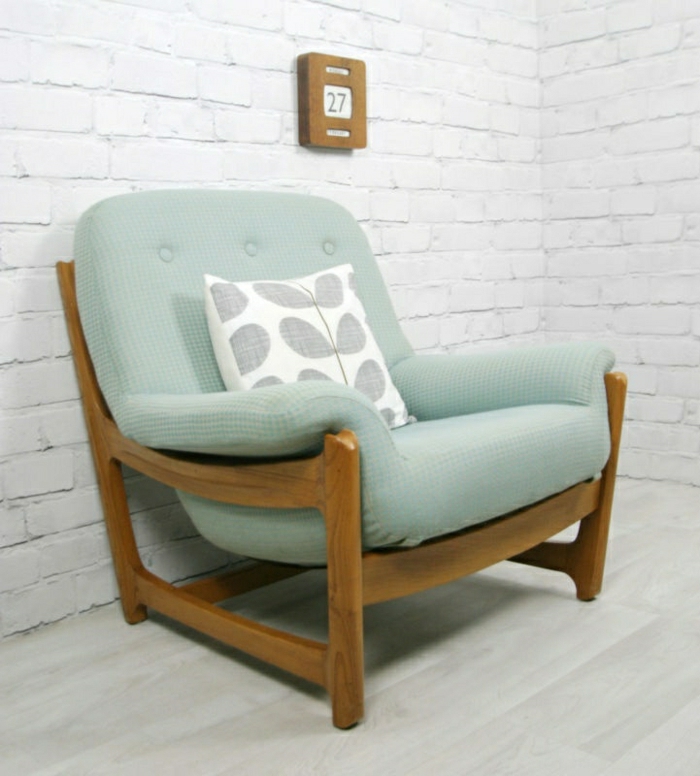 retro-Sessel-Minze-Farbe-Holz-Kisse