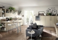 Wohnzimmer mit Küche: 34 moderne Designs!