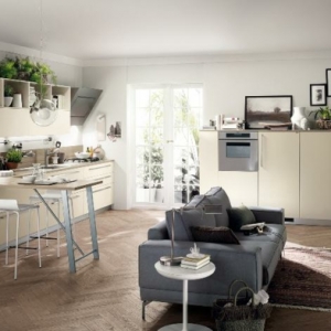 Wohnzimmer mit Küche: 34 moderne Designs!