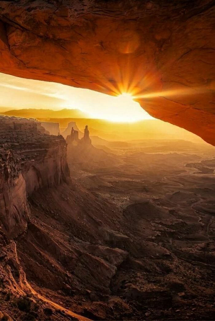 Grand-Canyon-Felsen-Sonnenuntergang-große-Höhe
