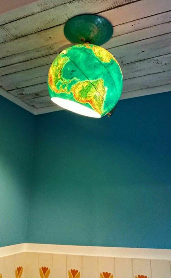 Lampe-Globus-Ball-grün