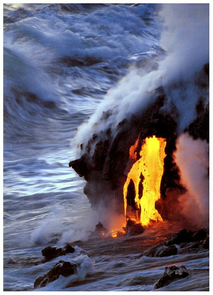 Hawaii-Vulkane-Nationalpark-Sehenswürdigkeit