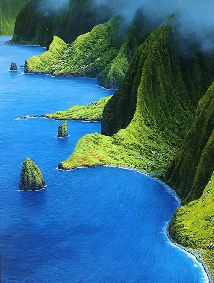 Molokai-Hawaii-Urlaub-Kristallwasser-Grün-exotisch