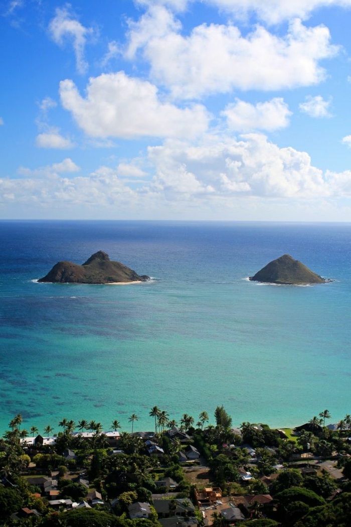 Oahu-Insel-Hawaii-Urlaub-exotisch-herrlich-türkis-Wasser-Küste-Villas