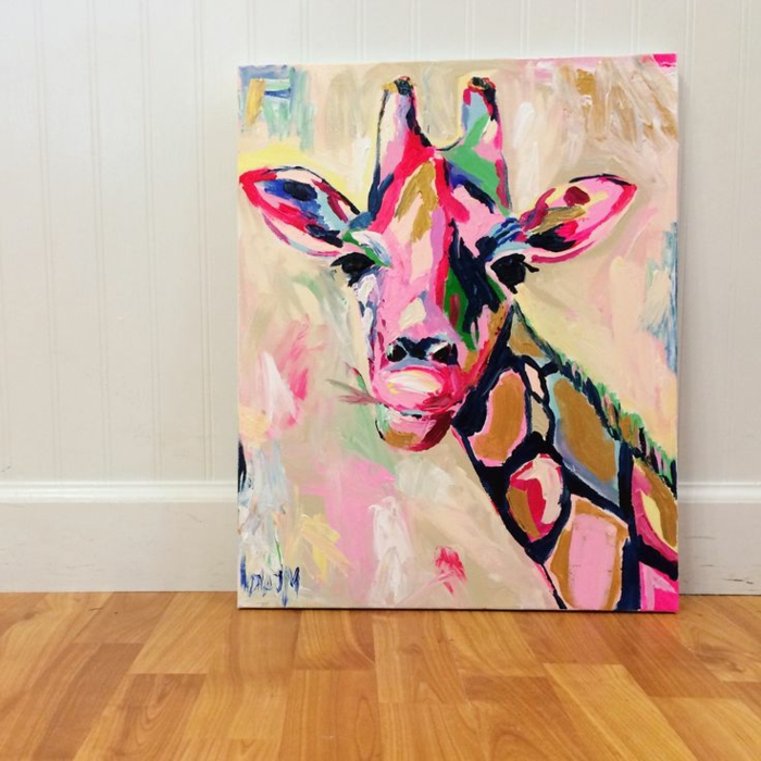 abstrakte-kunst-giraffe-bild-in-vielen-farben