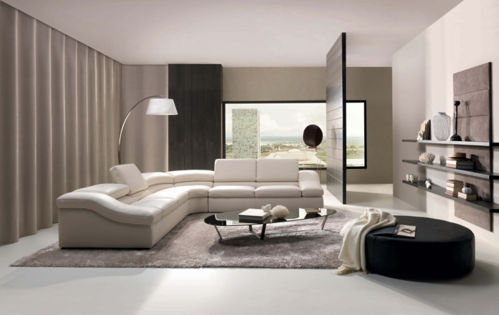 dekoration-im-wohnzimmer-weißes-minimalistisches-design