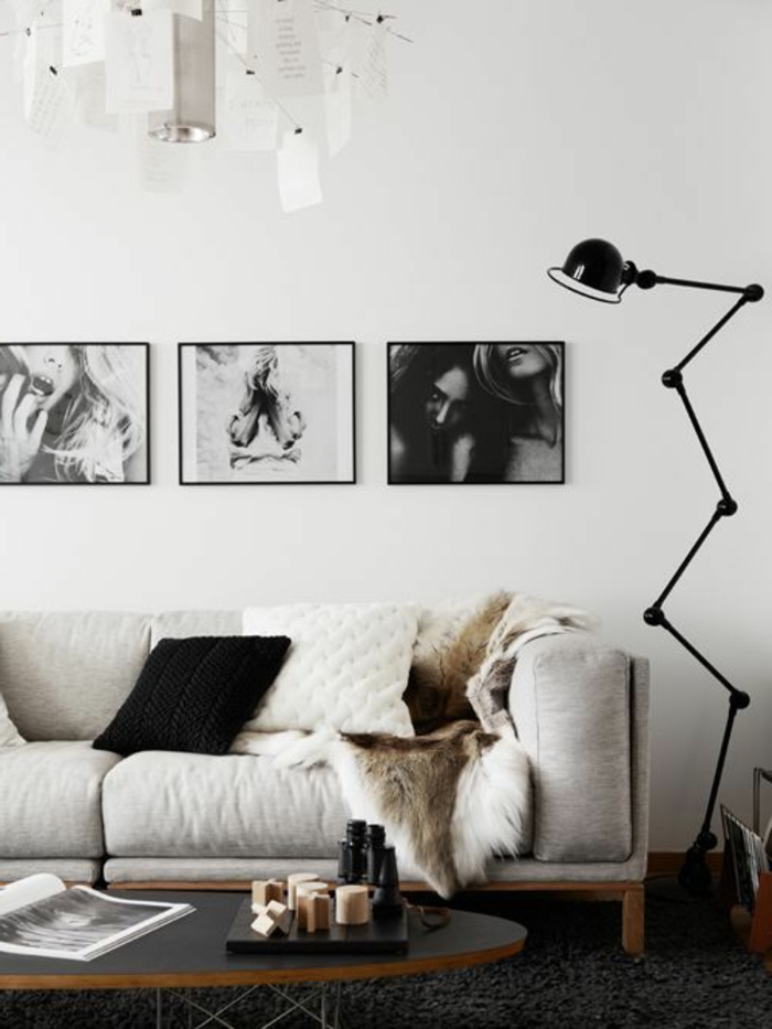 dekoration-im-wohnzimmer-weißes-sofa