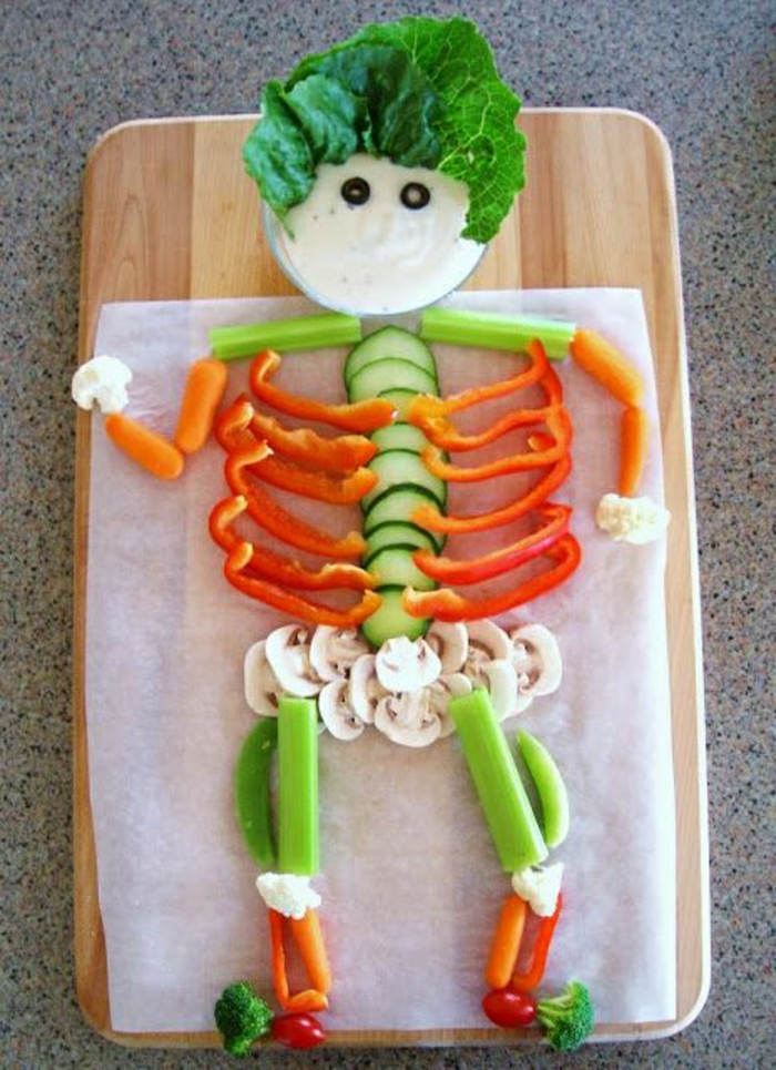 lustige-Idee-Kinder-Gemüse-Mann-gesundes-Essen