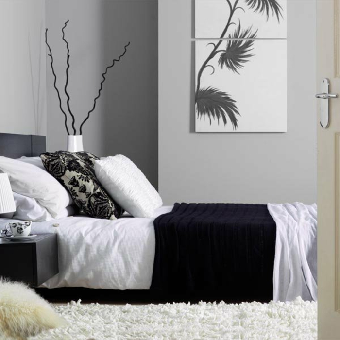schlafzimmer-in-grau-interessantes-modell-in-wieß-und-schwarz