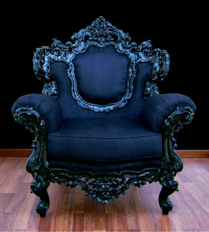 blauer-Sessel-Plüsch-Barock-Stil-italienisches-Design