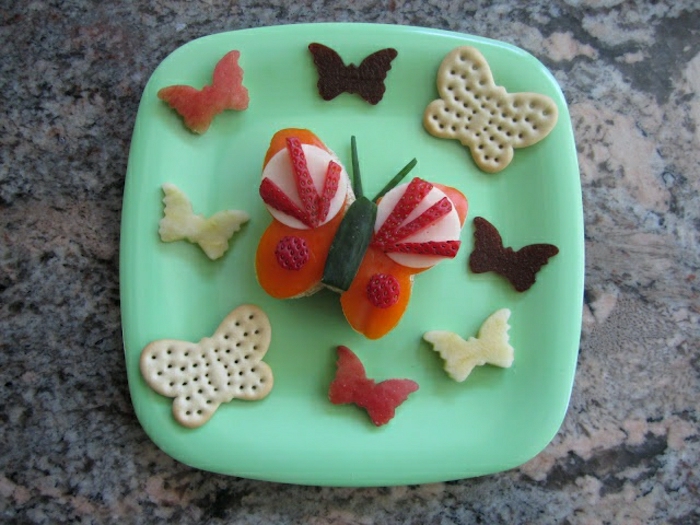 super-kreative-Idee-Sandwiches-Schmetterlinge