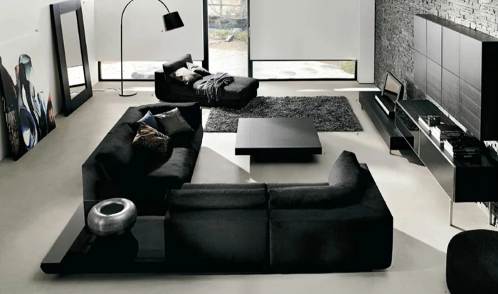 wohnzimmer-in-schwarz-ecksofa-modell