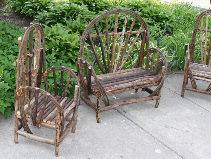 Gartenmöbel-Zweige-Sessel-originelles-Design-rustikaler-Stil