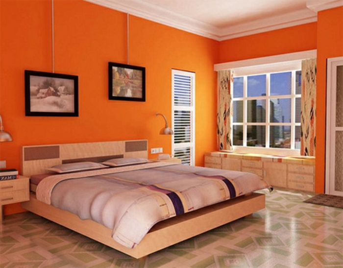 Großes-Bett-orange-hämgebilder