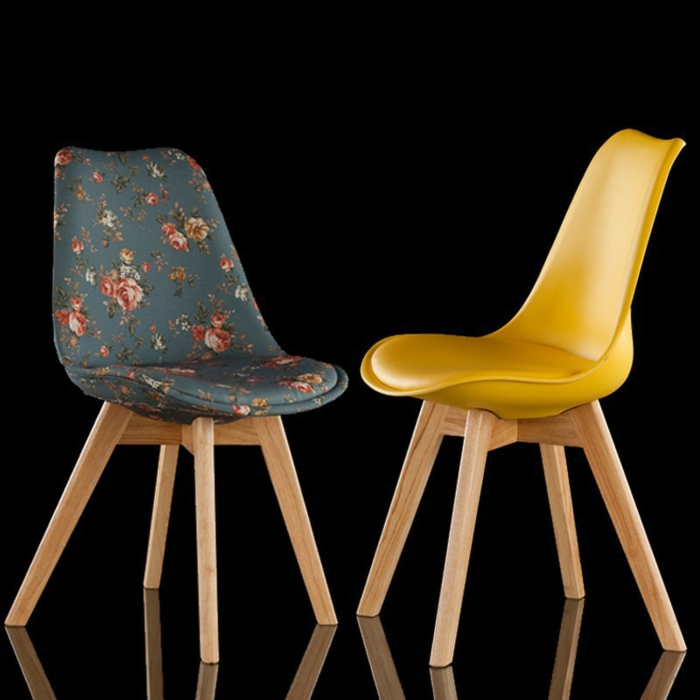 Stühle-Massivholz-gelb-bunt-designer-Modelle