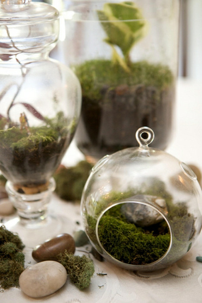 dekoideen-für-hochzeit-super-schöne-grüne-vasen