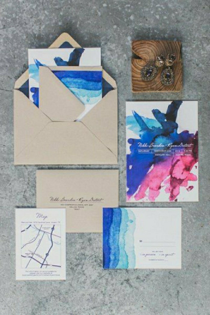 einladungskarten-selbst-gestalten-romantische-Idee-schön-malerisch-kreativ