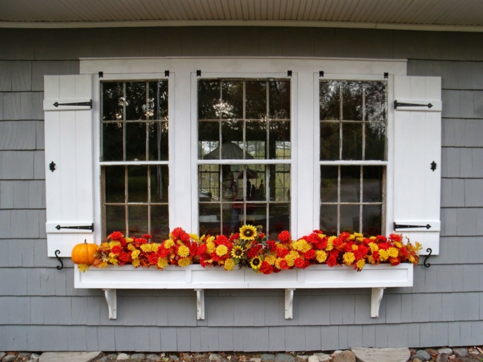 Fensterdeko zum Herbst kreative Vorschläge!