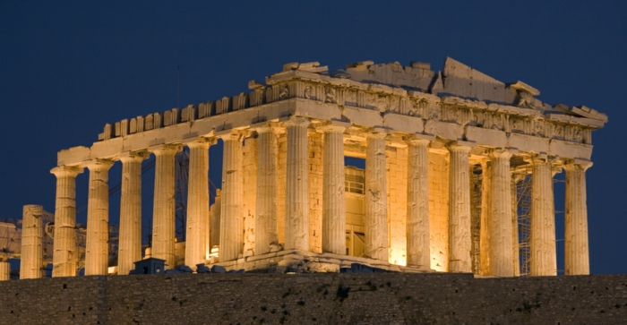 griechische-architektur-wunderschöne-beleuchtung