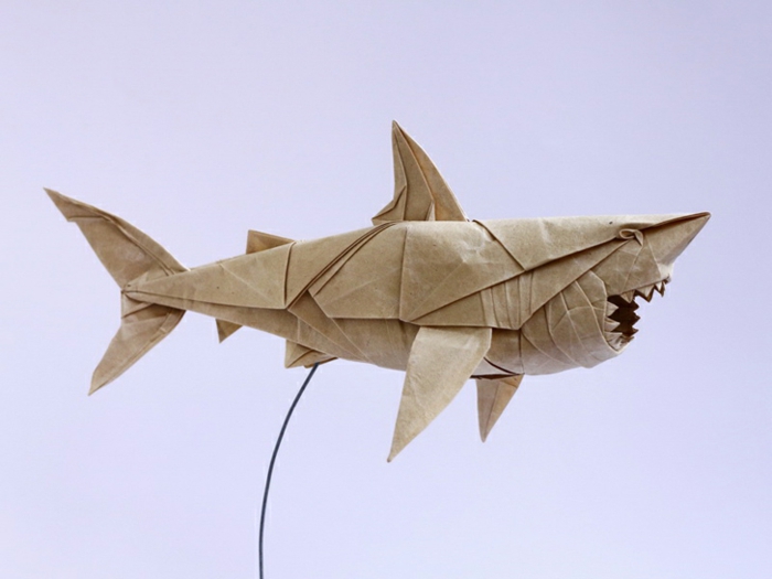 origami-tiere-ein-cooler-hai