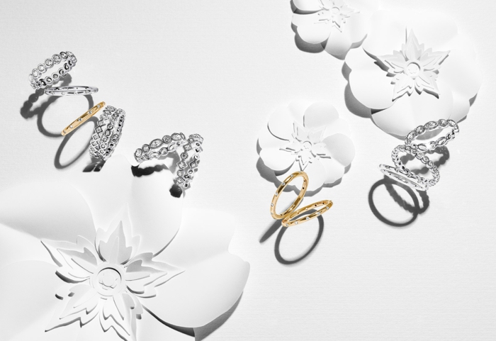 Pandora-elegante-romantische-Kollektion-silberne-goldene-Modelle-Ringe