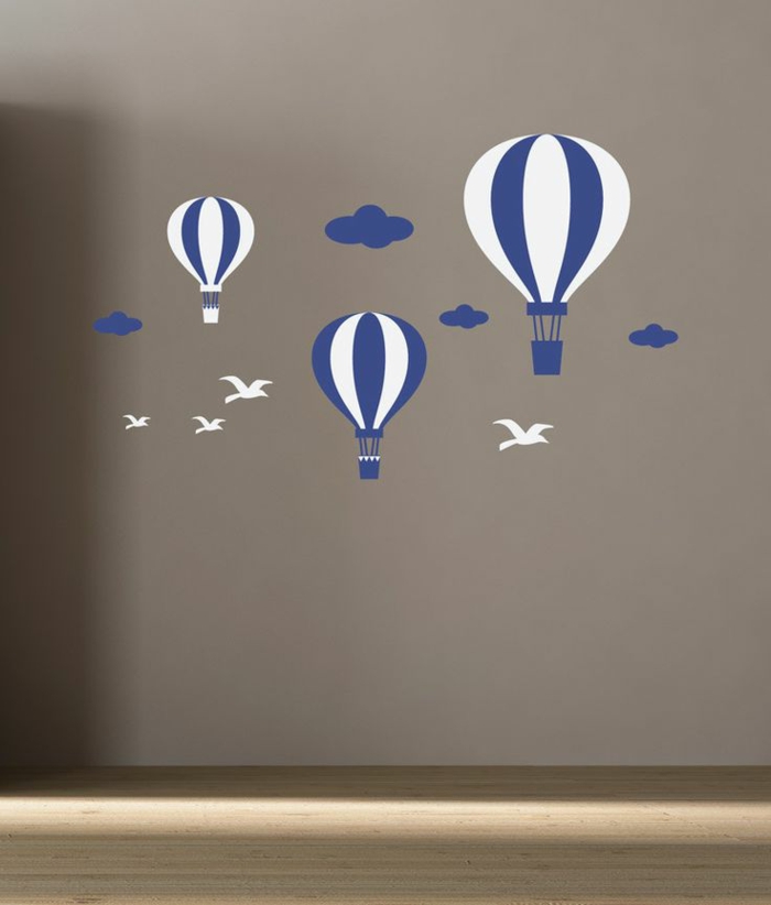 graue-Wand-Luftballons-Wandtattoos-Kinderzimmer