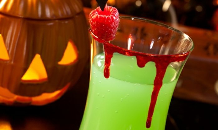 vampir halloween getränke - grüne farbe