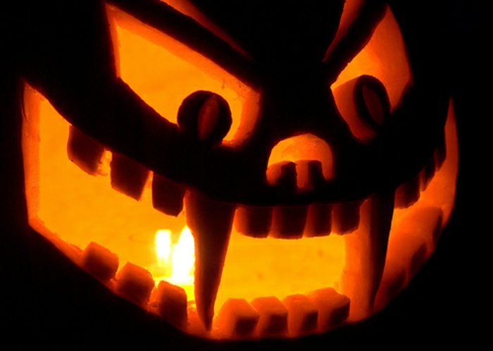halloween-kürbisse-schrecklich-wirken