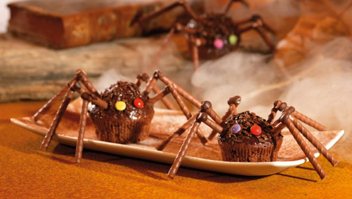 halloween-süßigkeiten-spinne-wafer