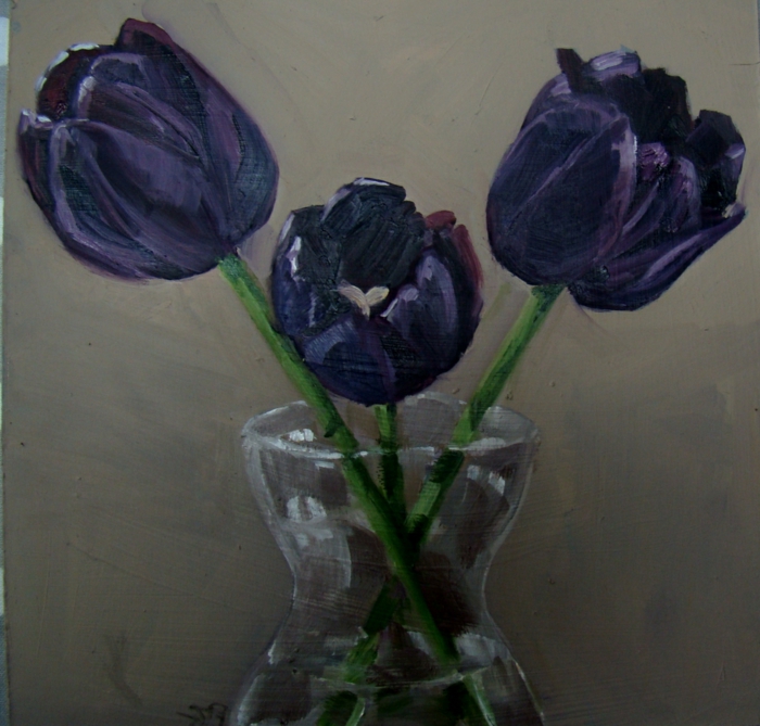 schwarze-Tulpen-Bild-malerisch-artistisch-schön