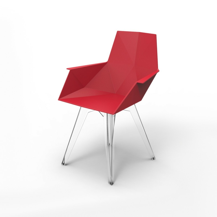 stühle-mit-ablehne-rotes-modernes-design