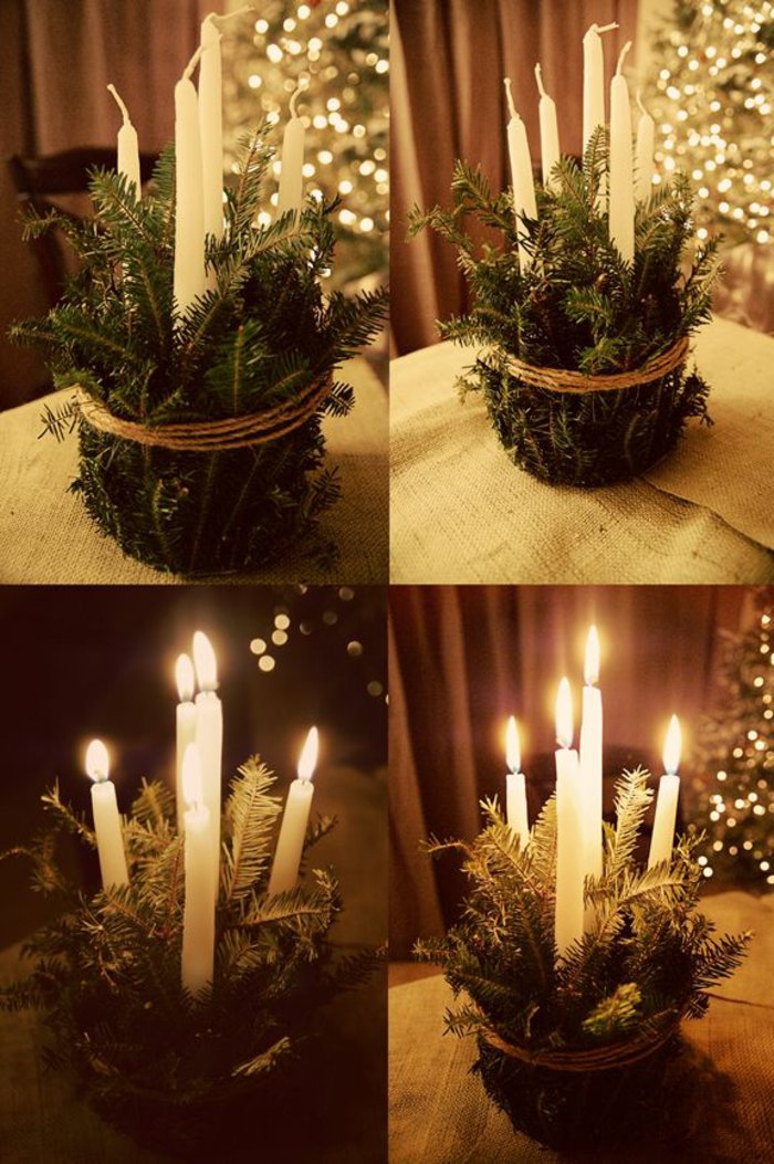 wunderschöne-weihnachtliche-Tischdeko-Erlenzweige-Kerzen