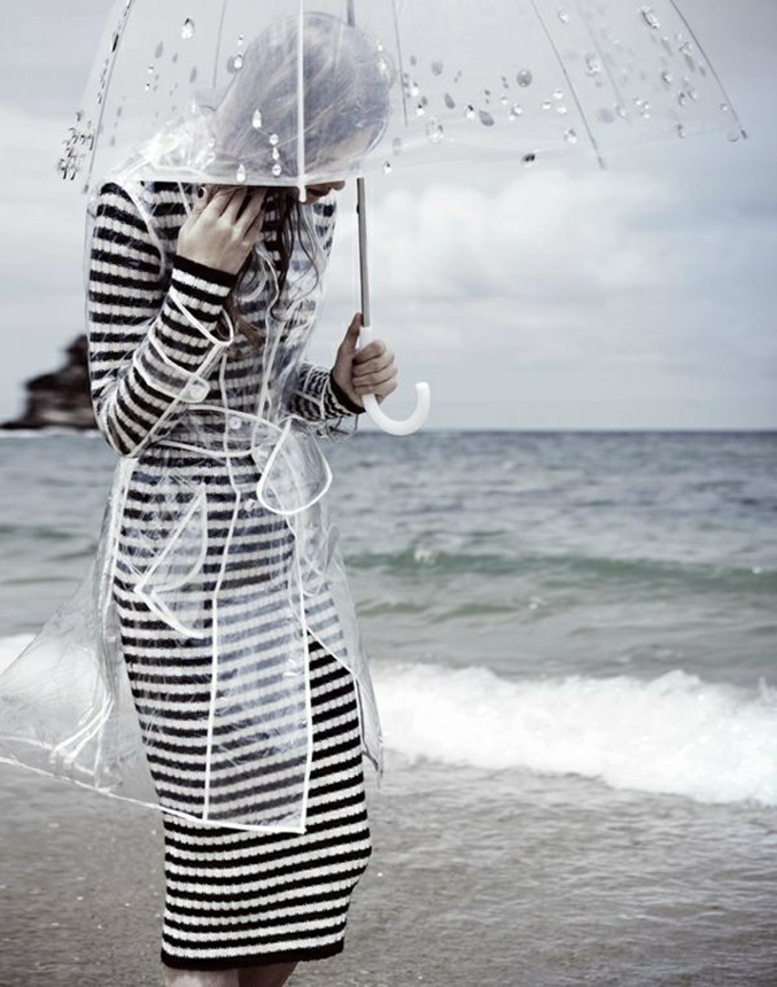 Durchsichtiger-Regenschirm-schwarz-weiß-klein