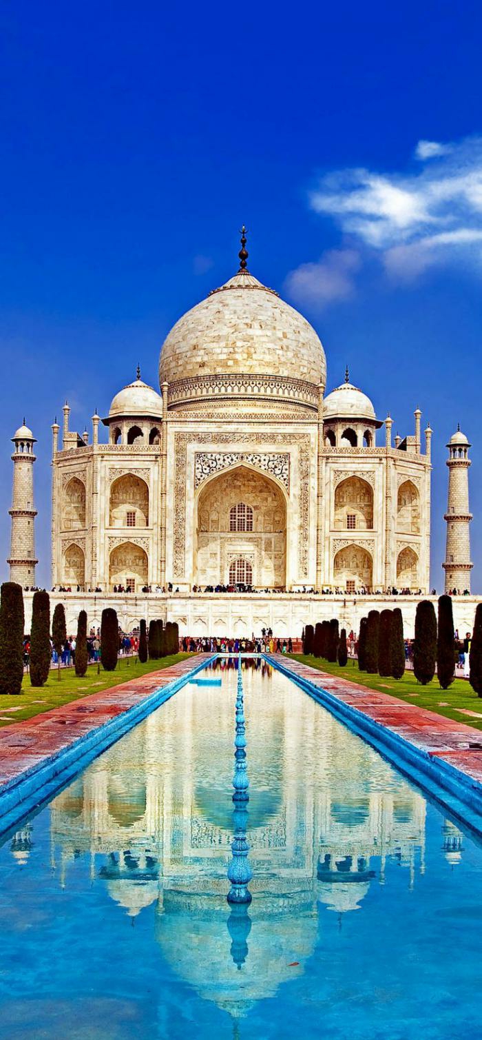 Indien-Rundreise-weiß-Taj-Mahal