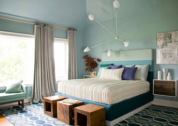 Nachtisch-zum-Einhängen-an-wand-blaues-schlafzimmer