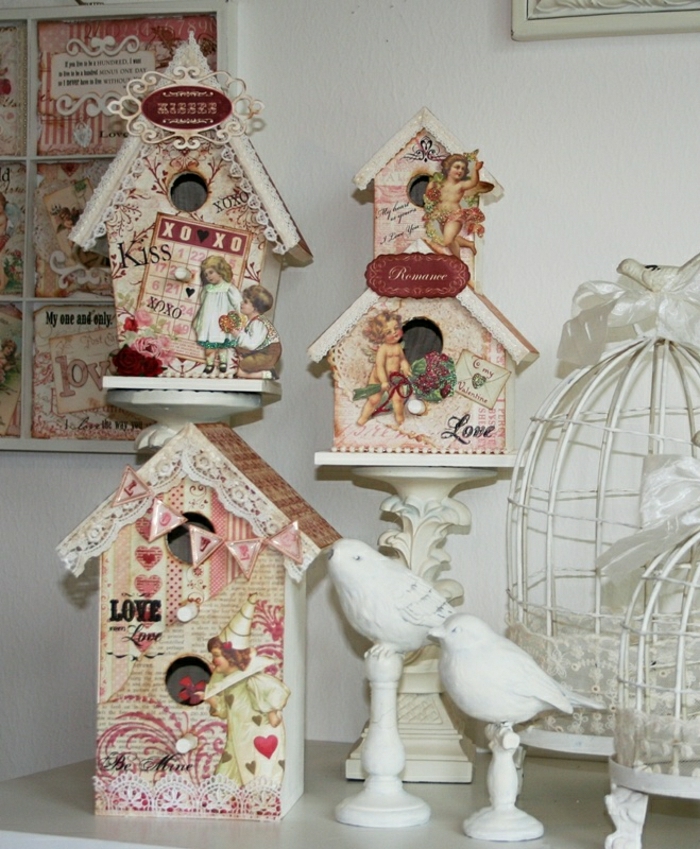 Valentinstag-Geschenk-idee-shabby-chic-dekorative-vogelhäuser