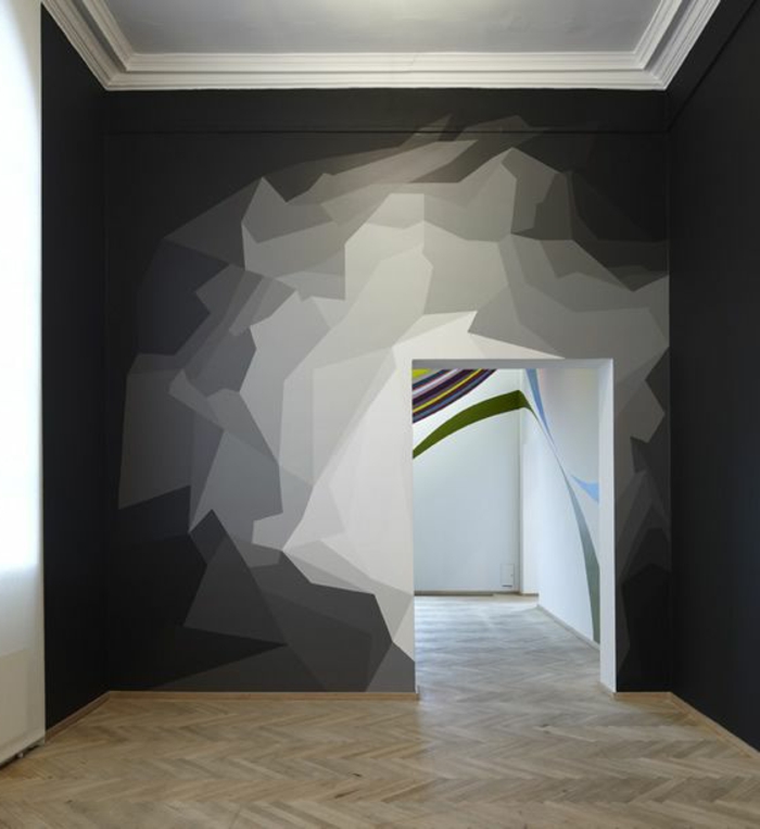 abstrakte-Zimmer-Gestaltung-Wandgestaltung-Farbenspiel