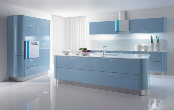 farbgestaltung-in-der-küche-hellblau-wandfarbe
