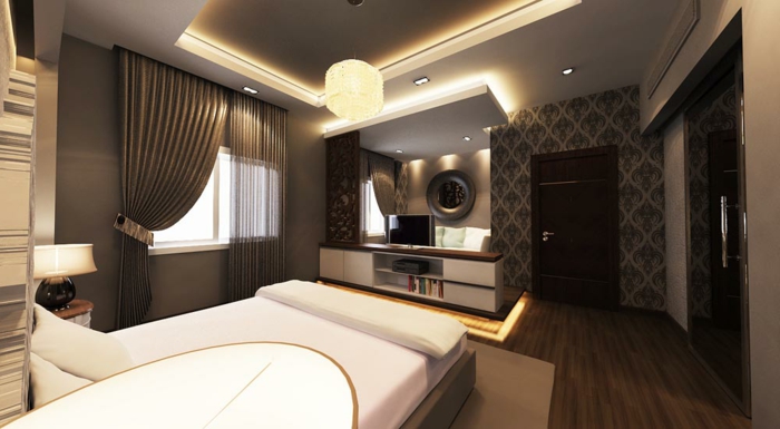 indirekte-beleuchtung-decke-selber-bauen-wunderschönes-schlafzimmer