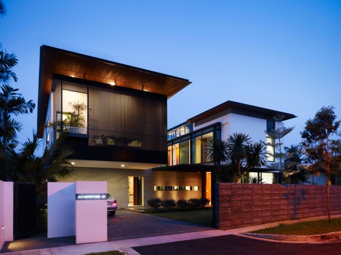 moderne-architektenhäuser-mit-einem-flachdach