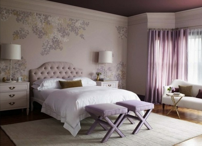 schlafzimmer-wohnraumgestaltung-lavendel-farbe