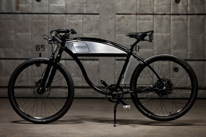 vintage-Fahrrad-Vespa-cooles-Modell-schwarz