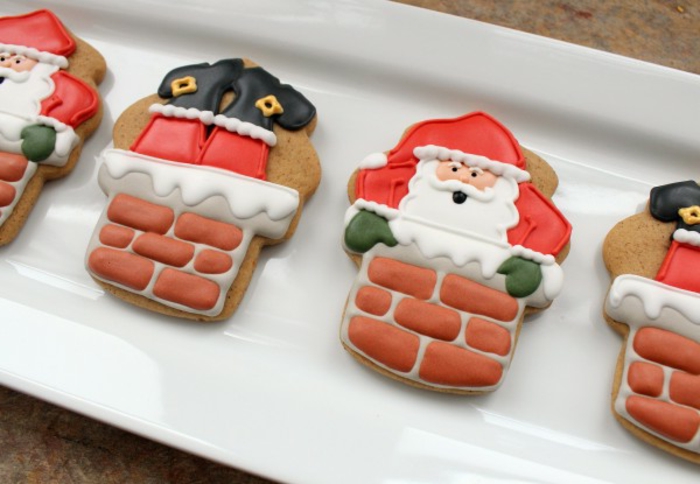 weihnachts kekse-ideen-für-backen-weihnachtsmann