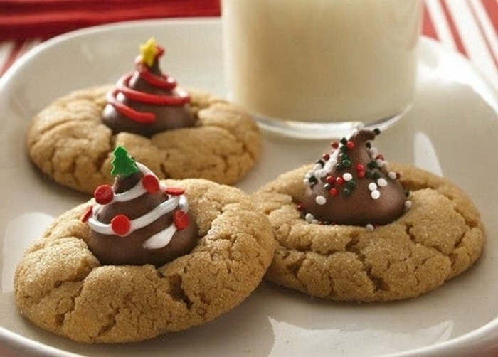 weihnachts kekse-mit-milch