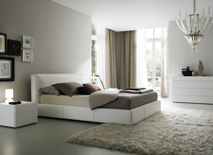 schlafzimmer einrichtungsideen - weiße möbel